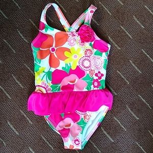 Adorable pop of color bathing suit